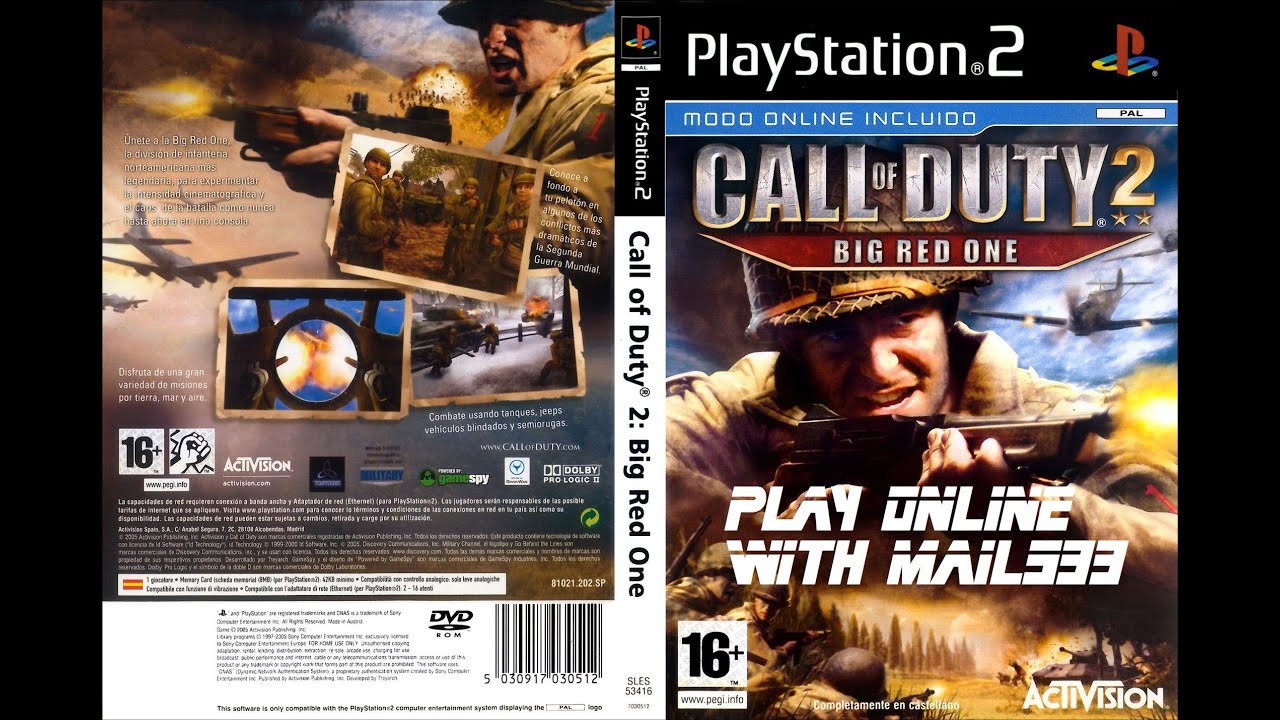 call of duty 2 big red one ps2 iso